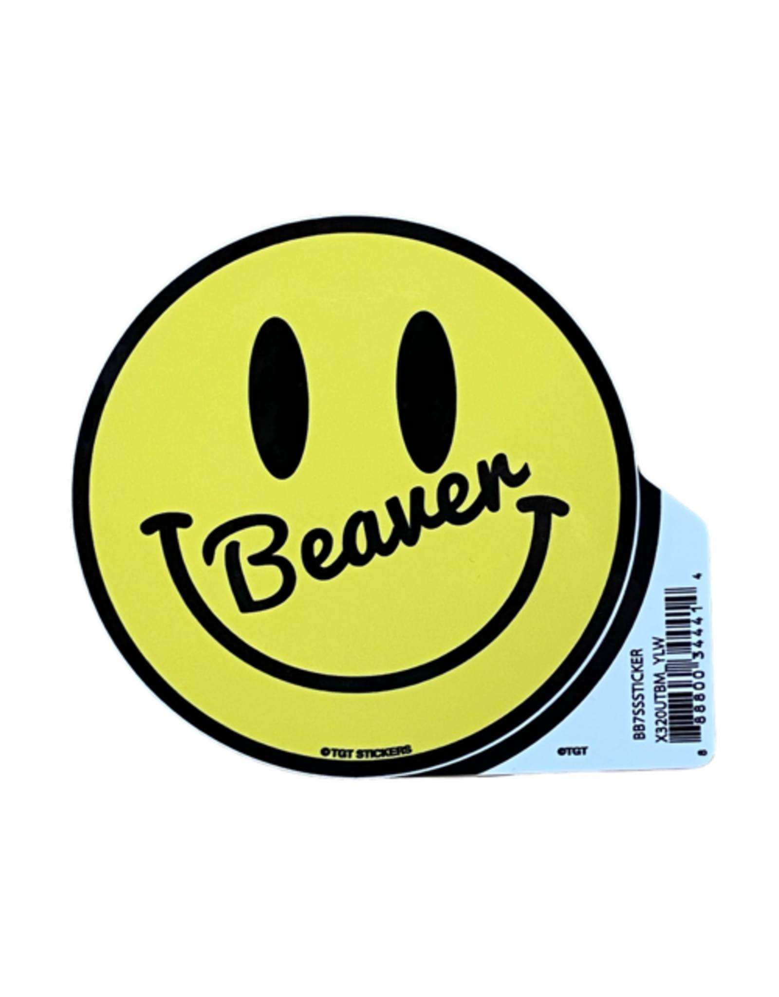 TGT Happy Face Round Sticker