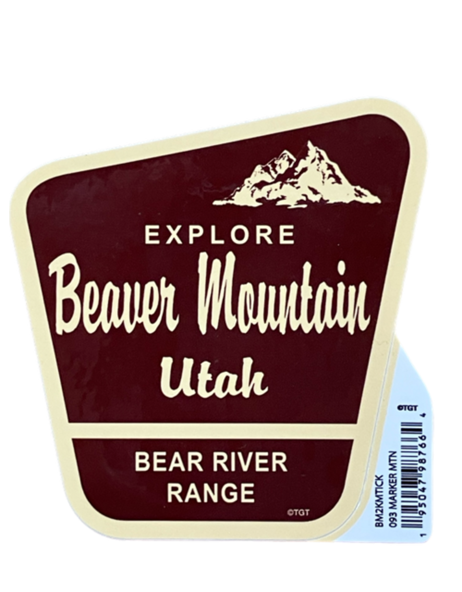 TGT Marker Mountain 093 Sticker 4" x 4"