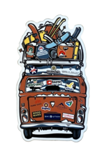 Wild Tribute I Love Ski Utah Sticker