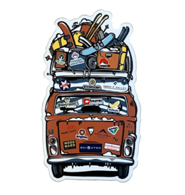 Wild Tribute I Love Ski Utah Sticker