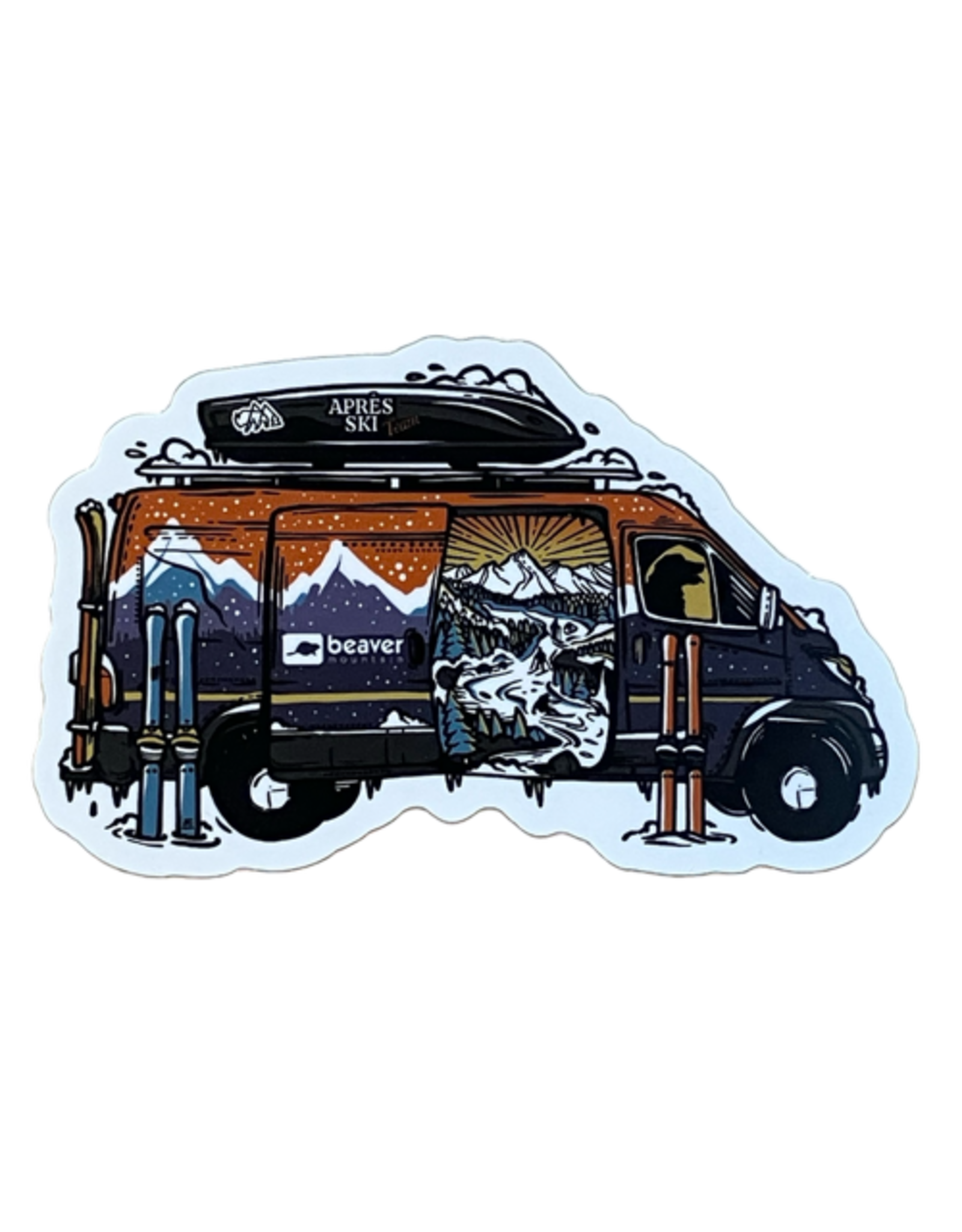 Wild Tribute Mountain Sprinter Sticker