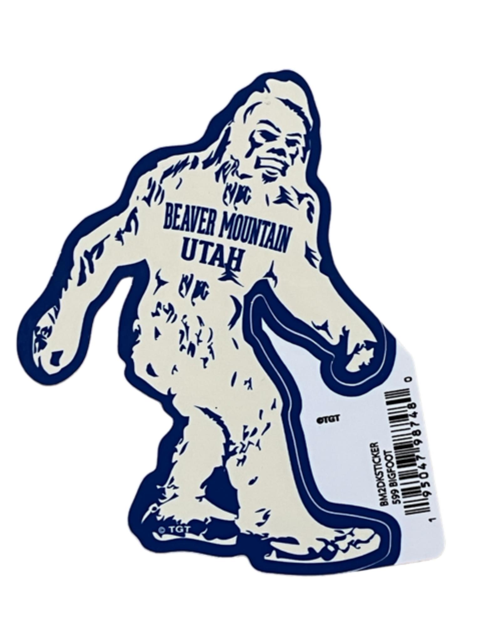 TGT Bigfoot Yeti 599 Sticker 4" x 3"