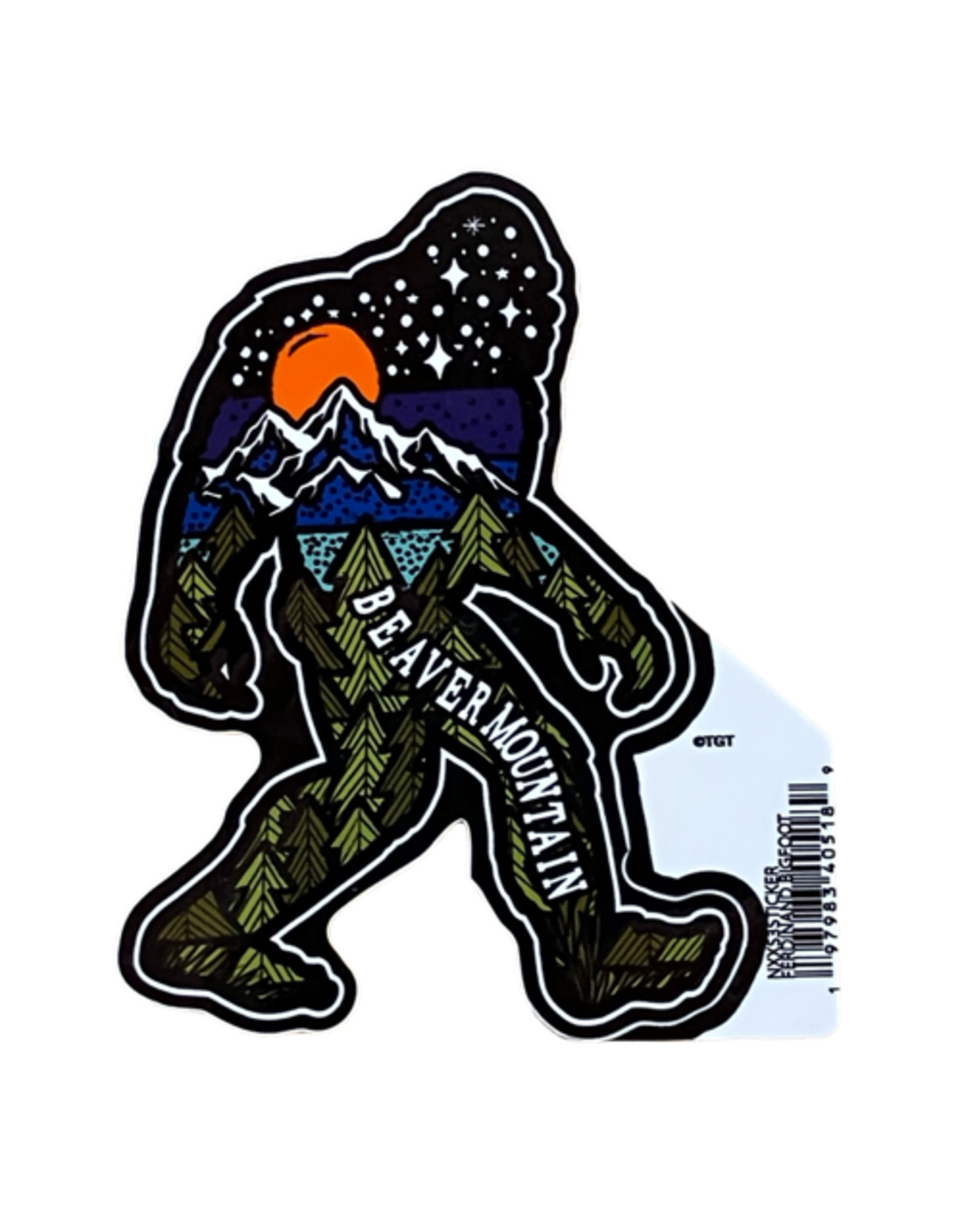 TGT Fred and Bigfoot Sticker