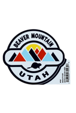 TGT Dietrich Beaver Circle Sticker 3" x 3"