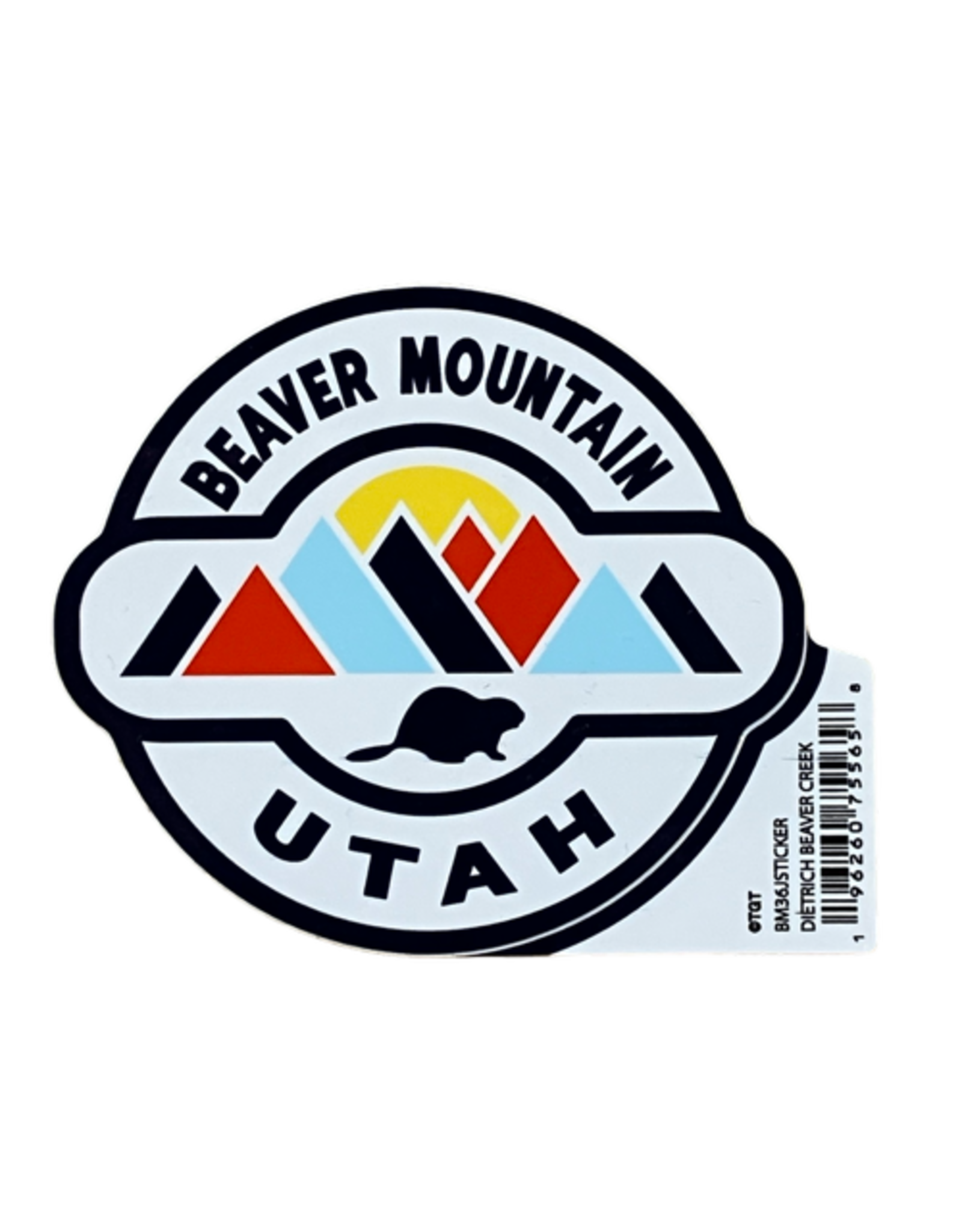 TGT Dietrich Beaver Circle Sticker 3" x 3"
