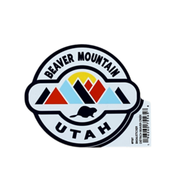 TGT Dietrich Beaver Circle Sticker 3" x 3"