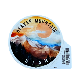 TGT Mountain Bound 813 Sticker 3" x 3"