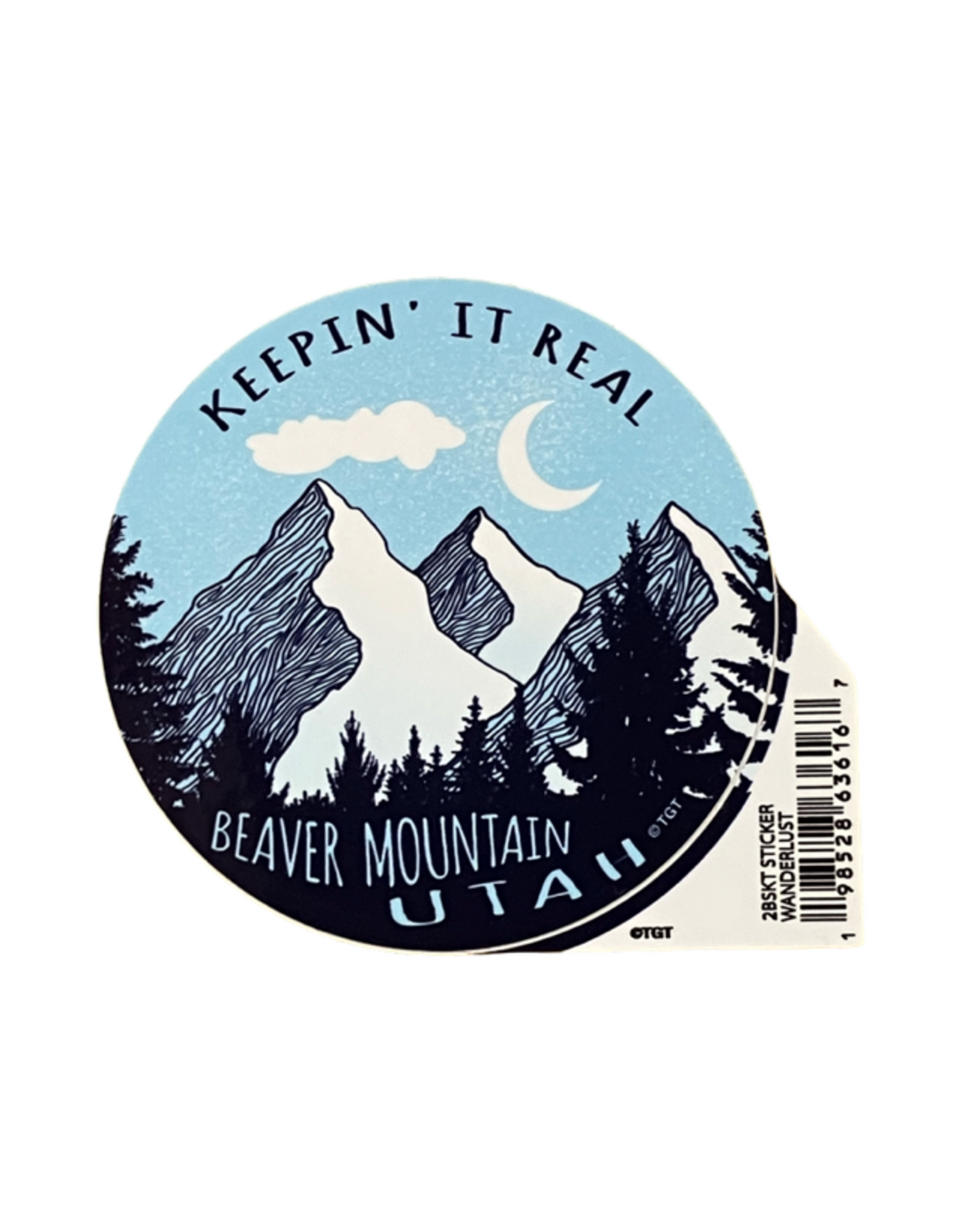 TGT Wanderlust Circle Sticker