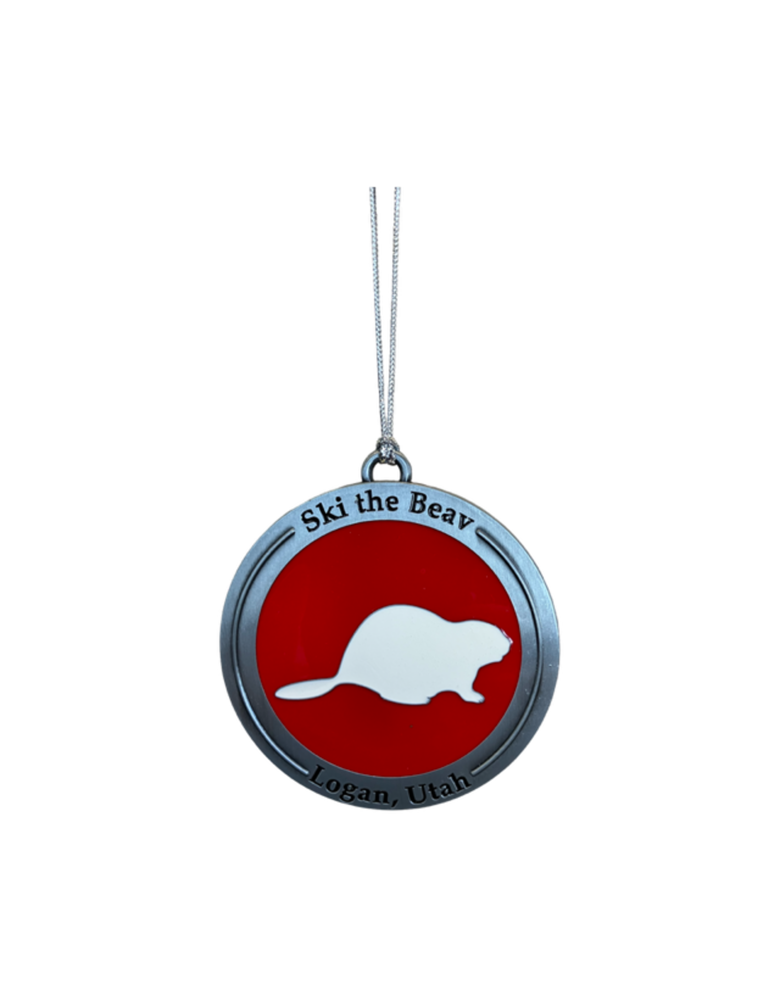 J & J Adventures Metal Christmas Ornament