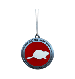 J & J Adventures Metal Christmas Ornament