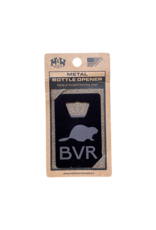 M & W Design Black Stainless Steel BVR Bottle Opener