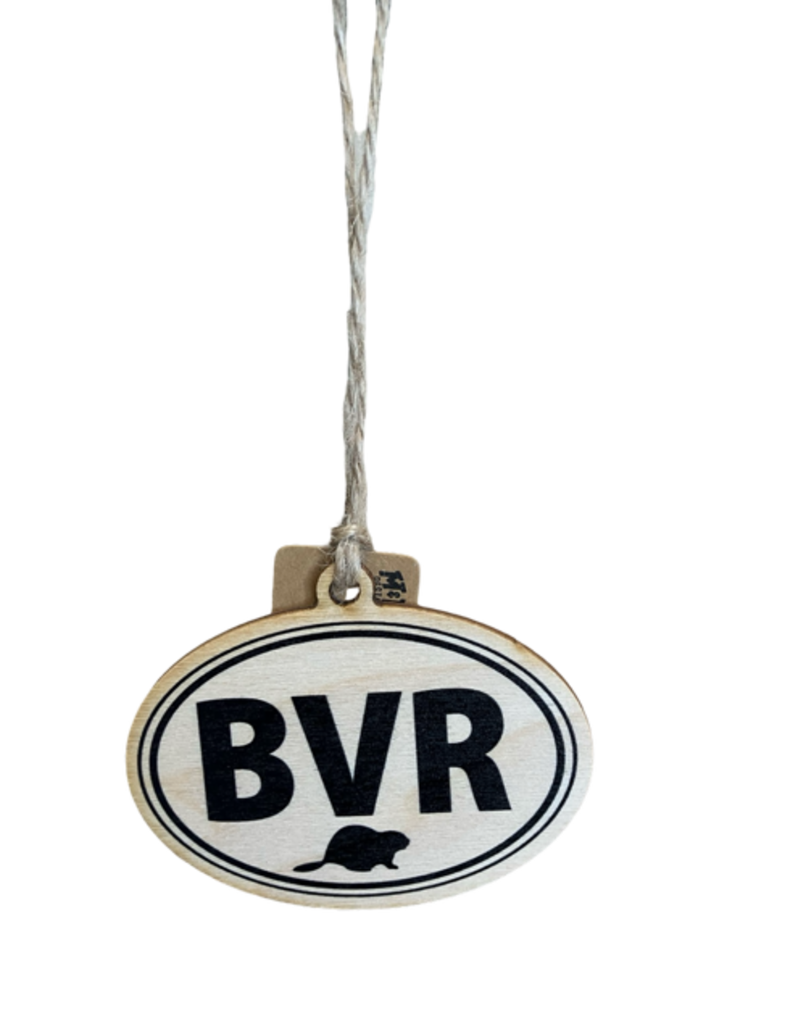 M & W Design Wood BVR Christmas Ornament