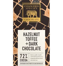 Endangered Species Endangered Species - Dark Chocolate Bar, Hazelnut Toffee