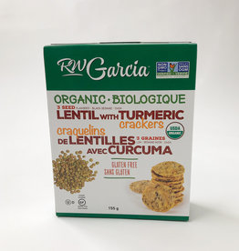 RW Garcia RW Garcia - Lentil Turmeric Crackers, 155g