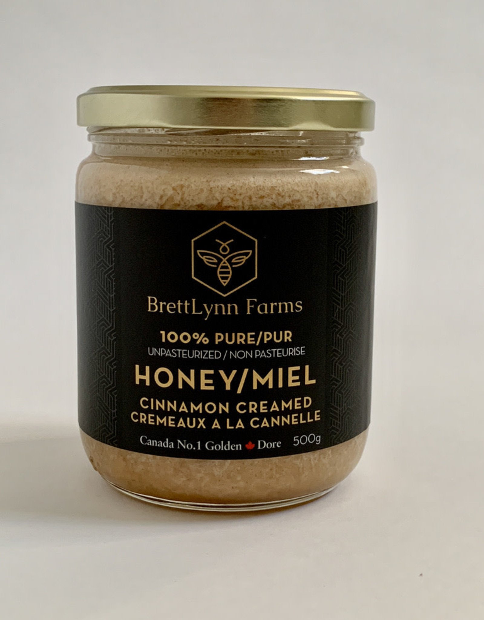 BrettLynn Farms BrettLynn Farms - Cinnamon Creamed, Unpasteurized Honey - 500ml