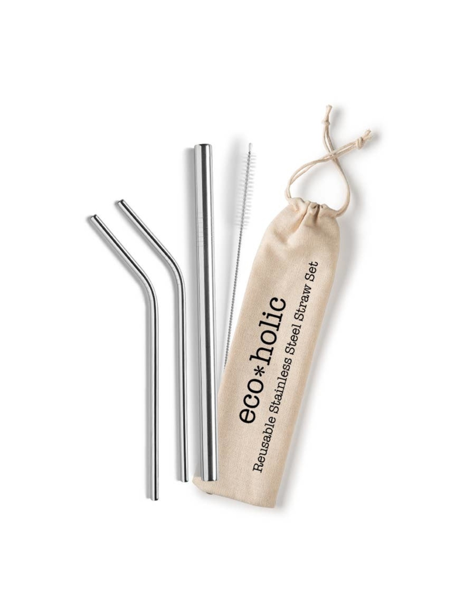 EcoFillosophy ECO*phrase Stainless Straw Set