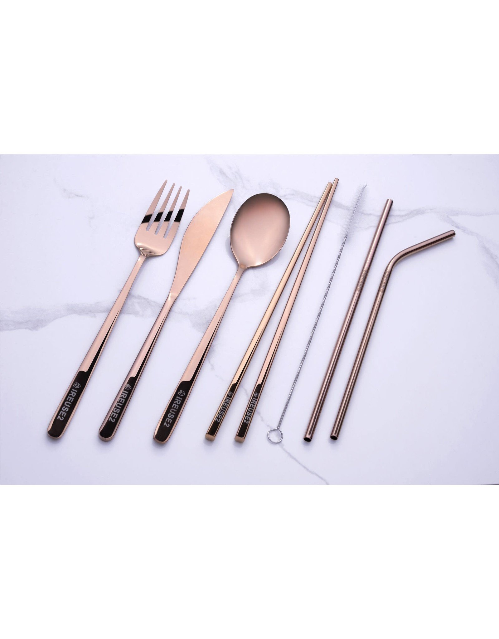 ireuse2 Premium Reusable Cutlery Set - Adult