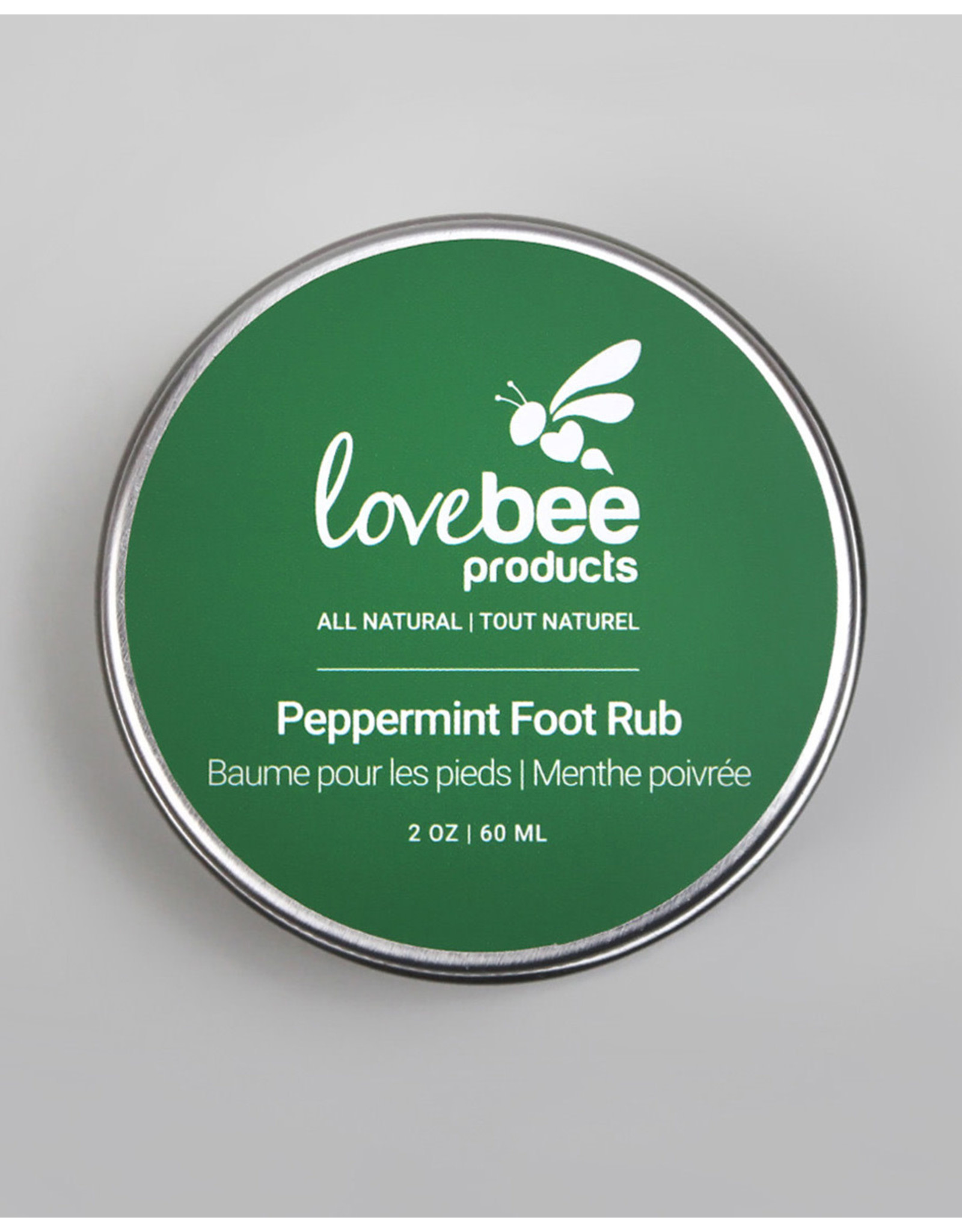 Lovebee Foot Rub Peppermint by Lovebee Products