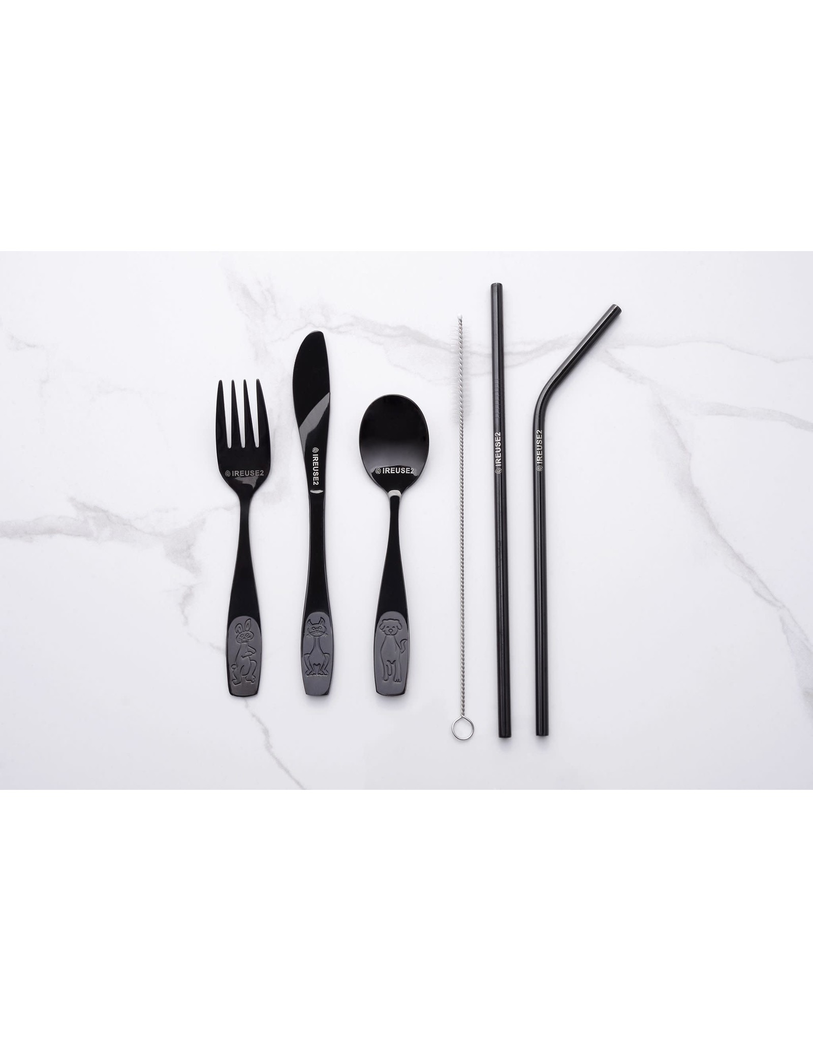 ireuse2 Premium Reusable Cutlery Set - Child