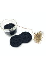 EcoFillosophy Reusable Crochet Cotton Facial Rounds in a Jar (5 Rounds)