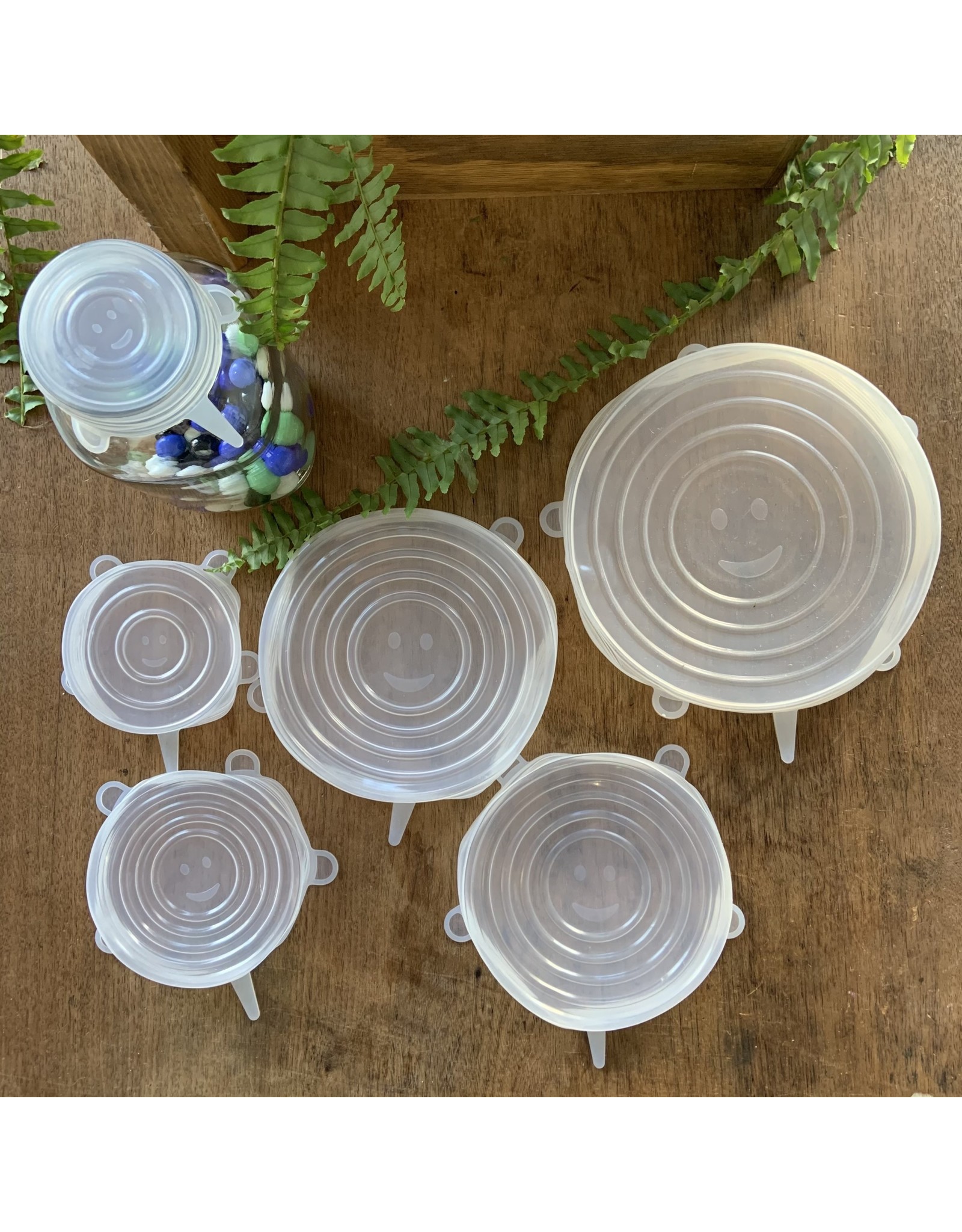 Silly Lids Reusable Silicone Stretch Lids - 6-Pack