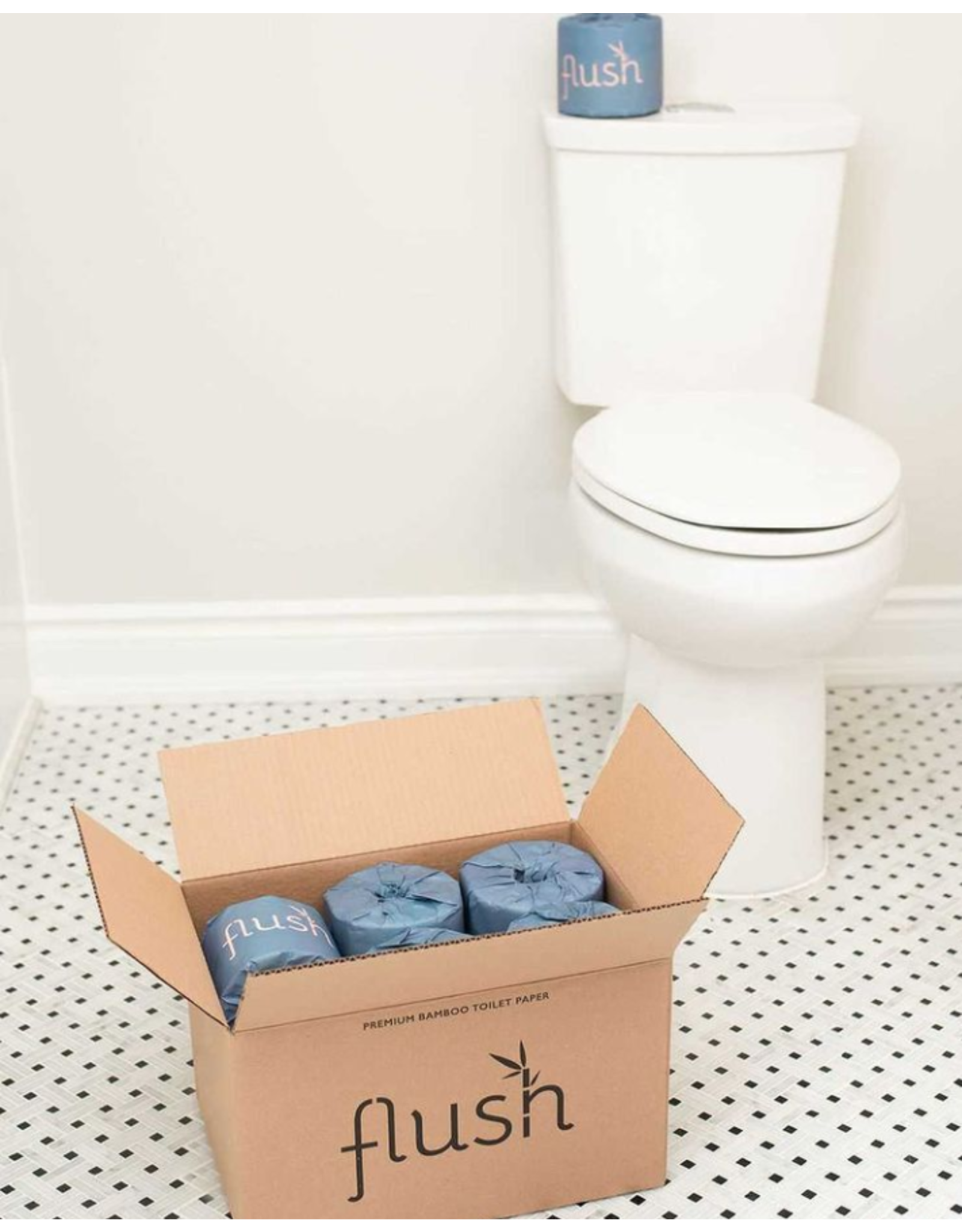 Flush Bamboo Tree-free 100% Bamboo Toilet Paper by FLUSH Bamboo