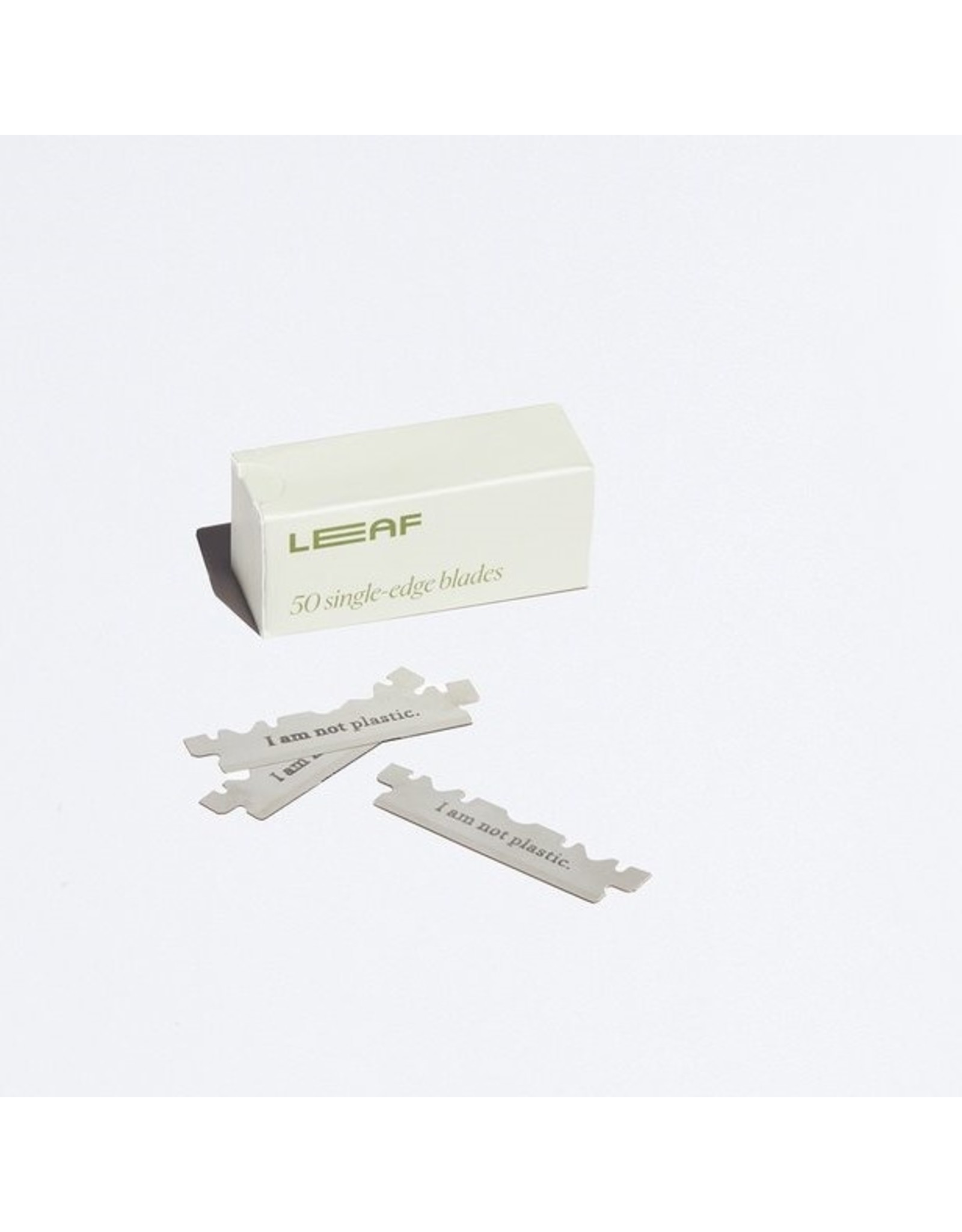 Leaf Shave Razor Blades (50 single edge blades) by Leaf Shave