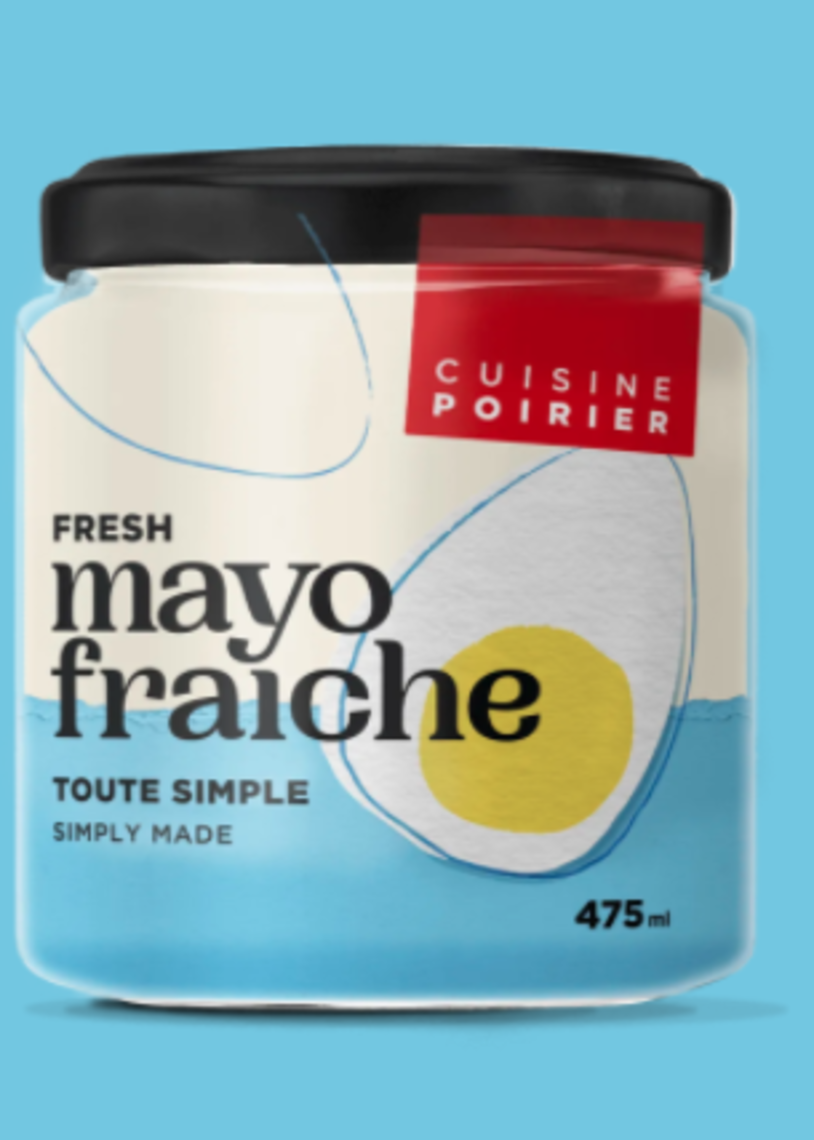 Mayonnaise fraîche - Cuisine Poirier 475 ml