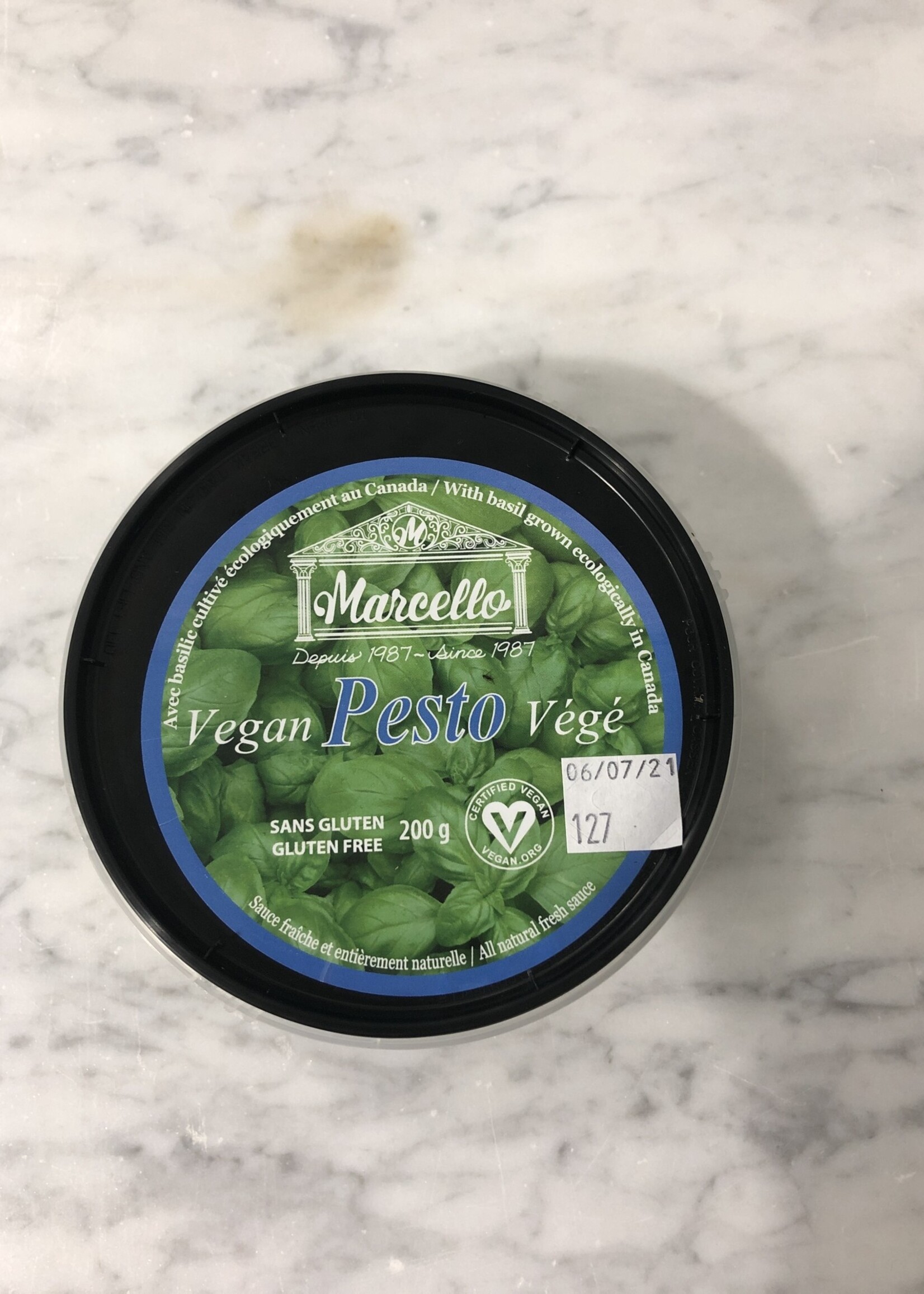 Pesto végétalien - fermes Marcello