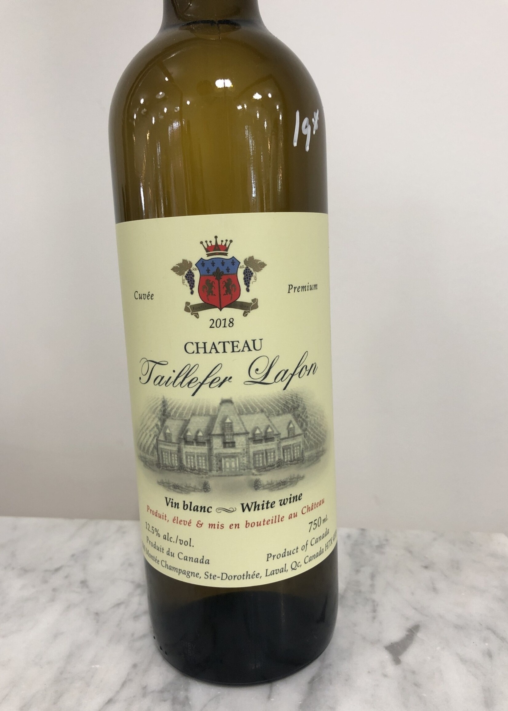 Vin blanc - Château Taillefer Lafon - Laval 2019