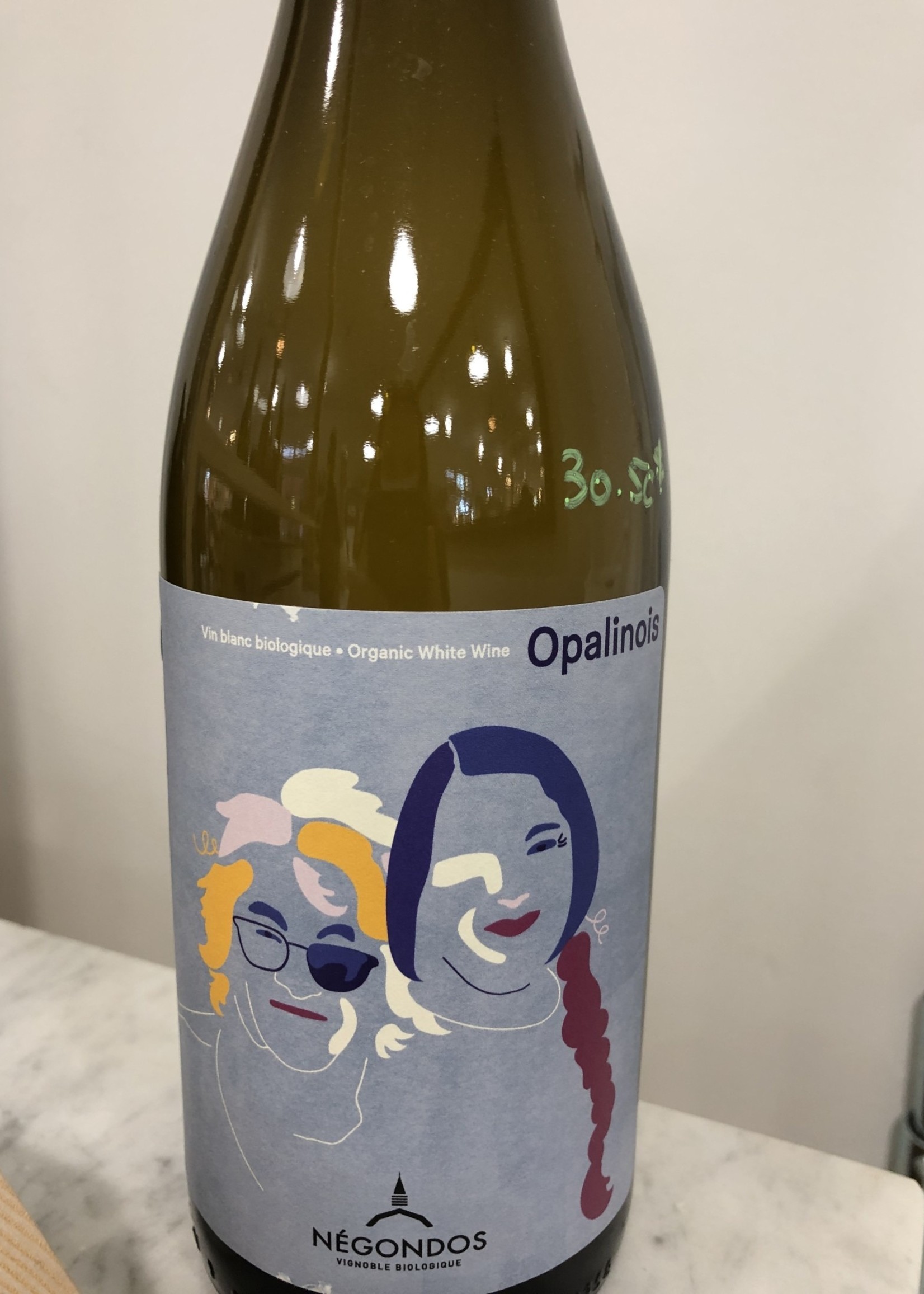 Vin blanc biologique - Opalinois 2020 - Négondos