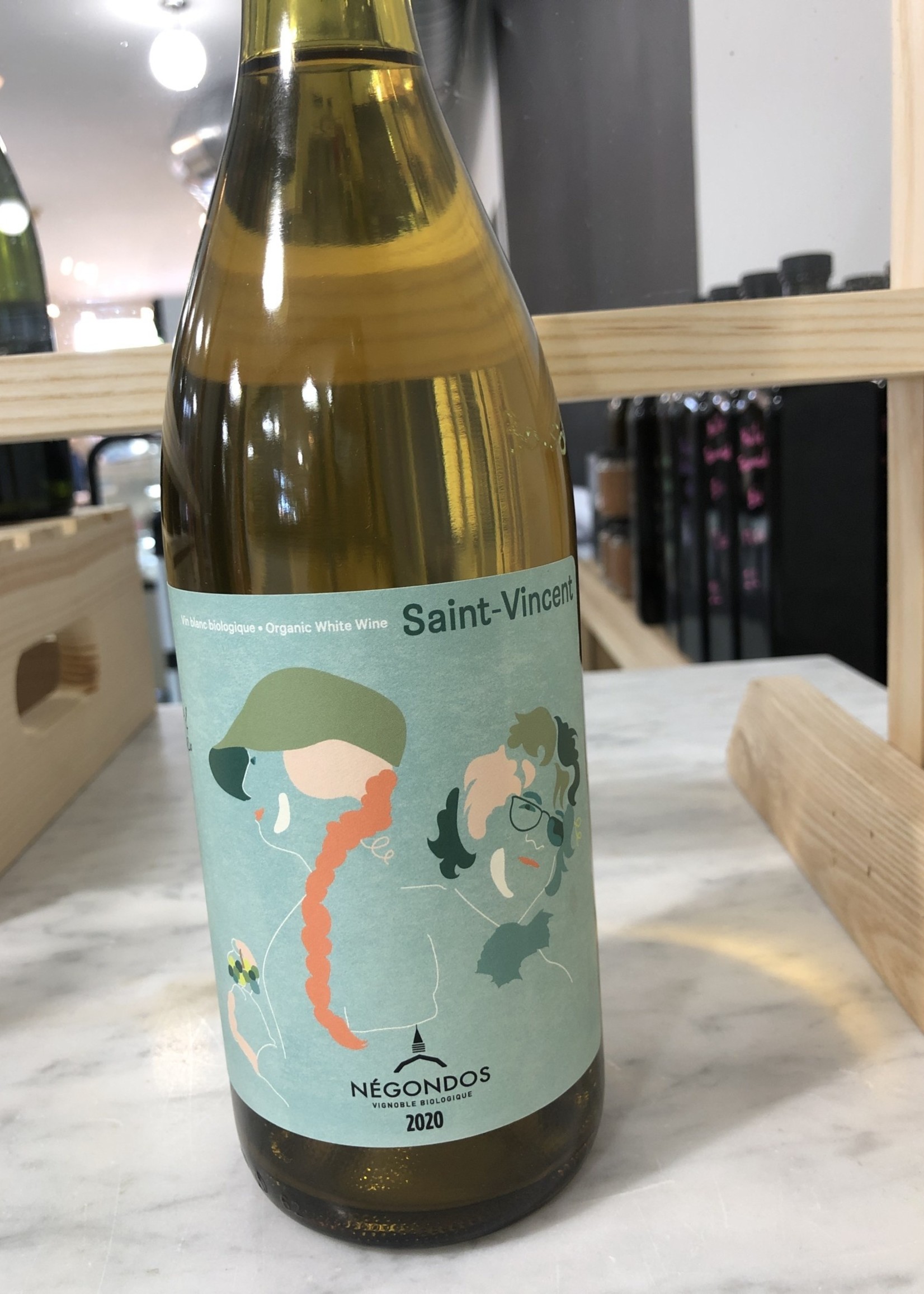 Vin blanc biologique - Saint-Vincent 2020 - Négondos