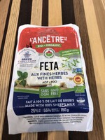 Feta aux fines herbes biologique - Fromagerie l'Ancêtre