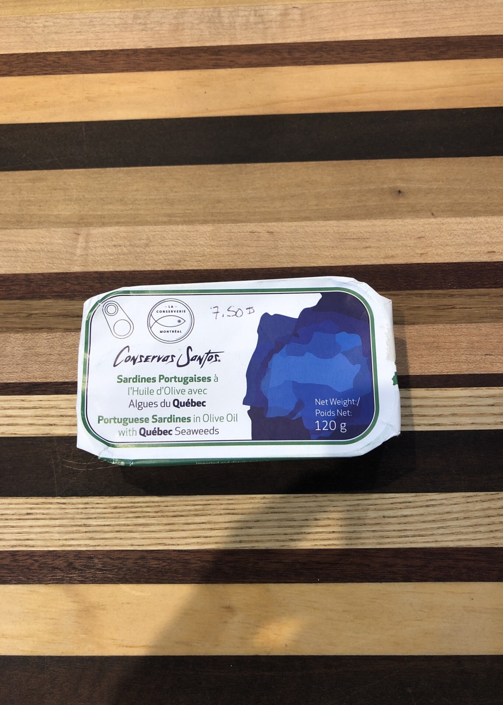 Sardines au bacon de mer - conserve