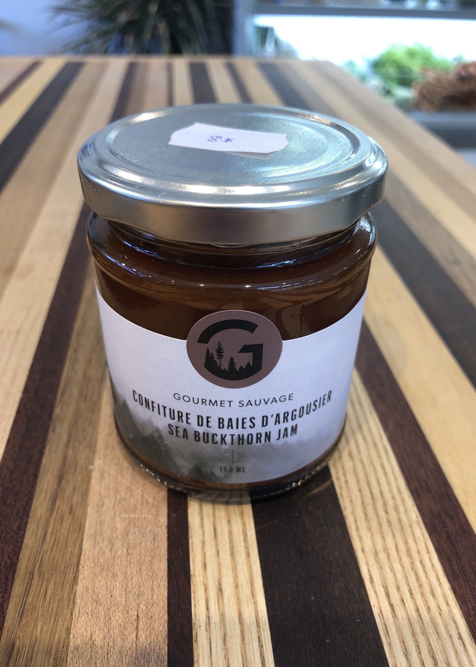 Gourmet sauvage Confiture d’argouses 190 ml - Gourmet sauvage
