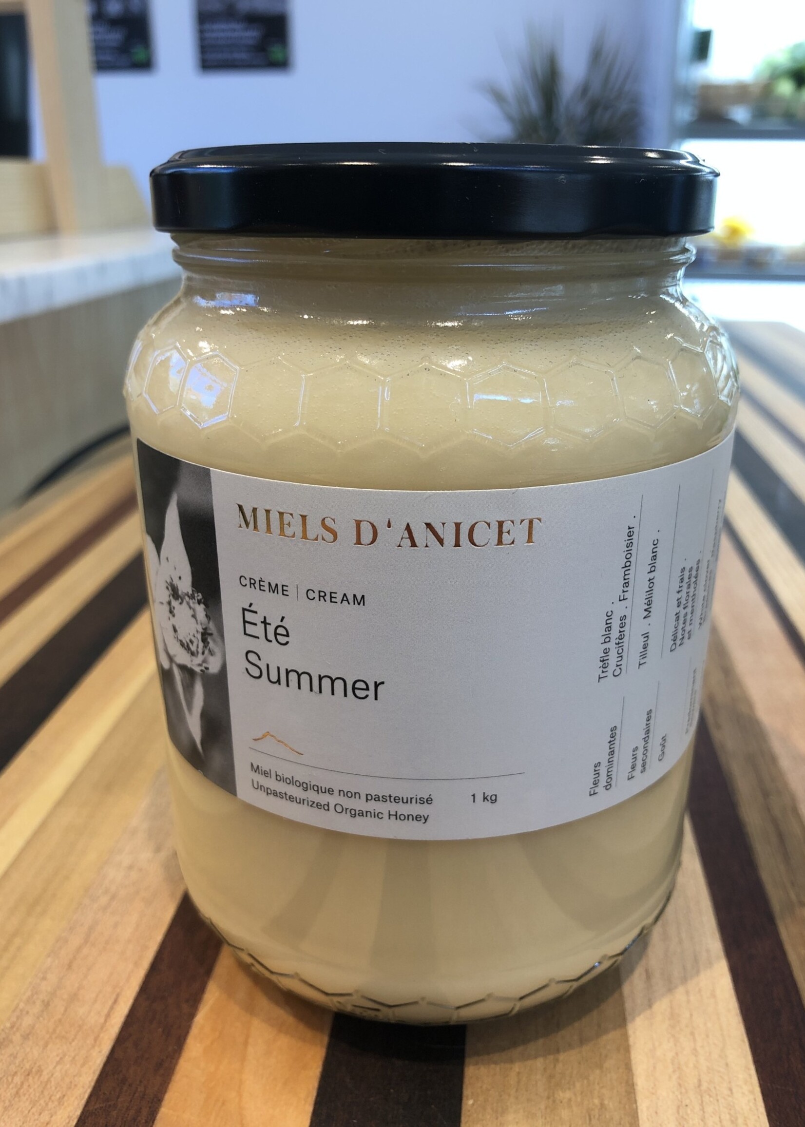 Miel d’été en crème biologique 1KG