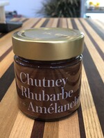 Chutney rhubarbe et amélanche - Miel d'Anicet 250g