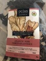 Algues Nori d'Atlantique - Bio et Pêche durable - Gaspésie - Certifié biologique par Ecocert Canada