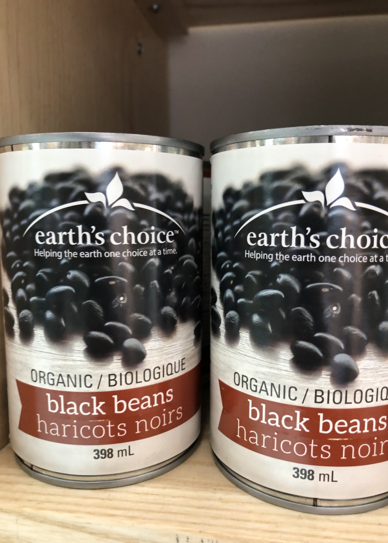 Haricots noirs biologique - Earth's choice 398ml