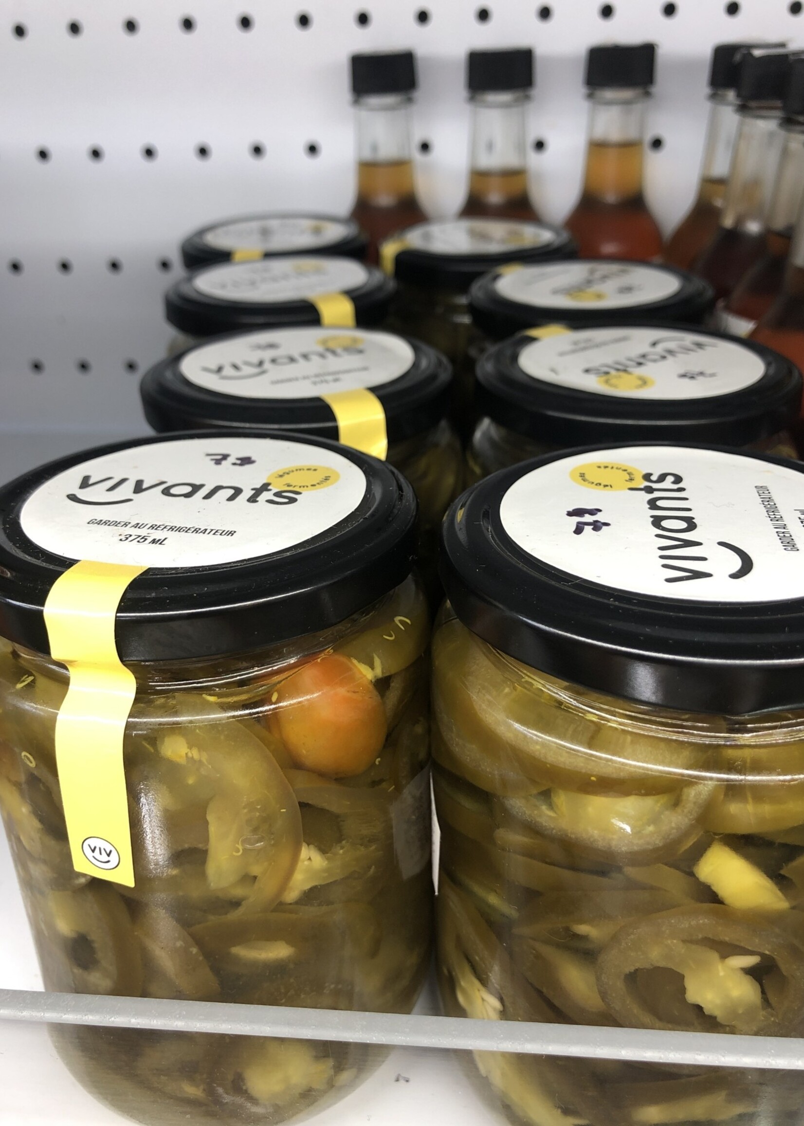 Jalapenos lactofermentés - Vivants