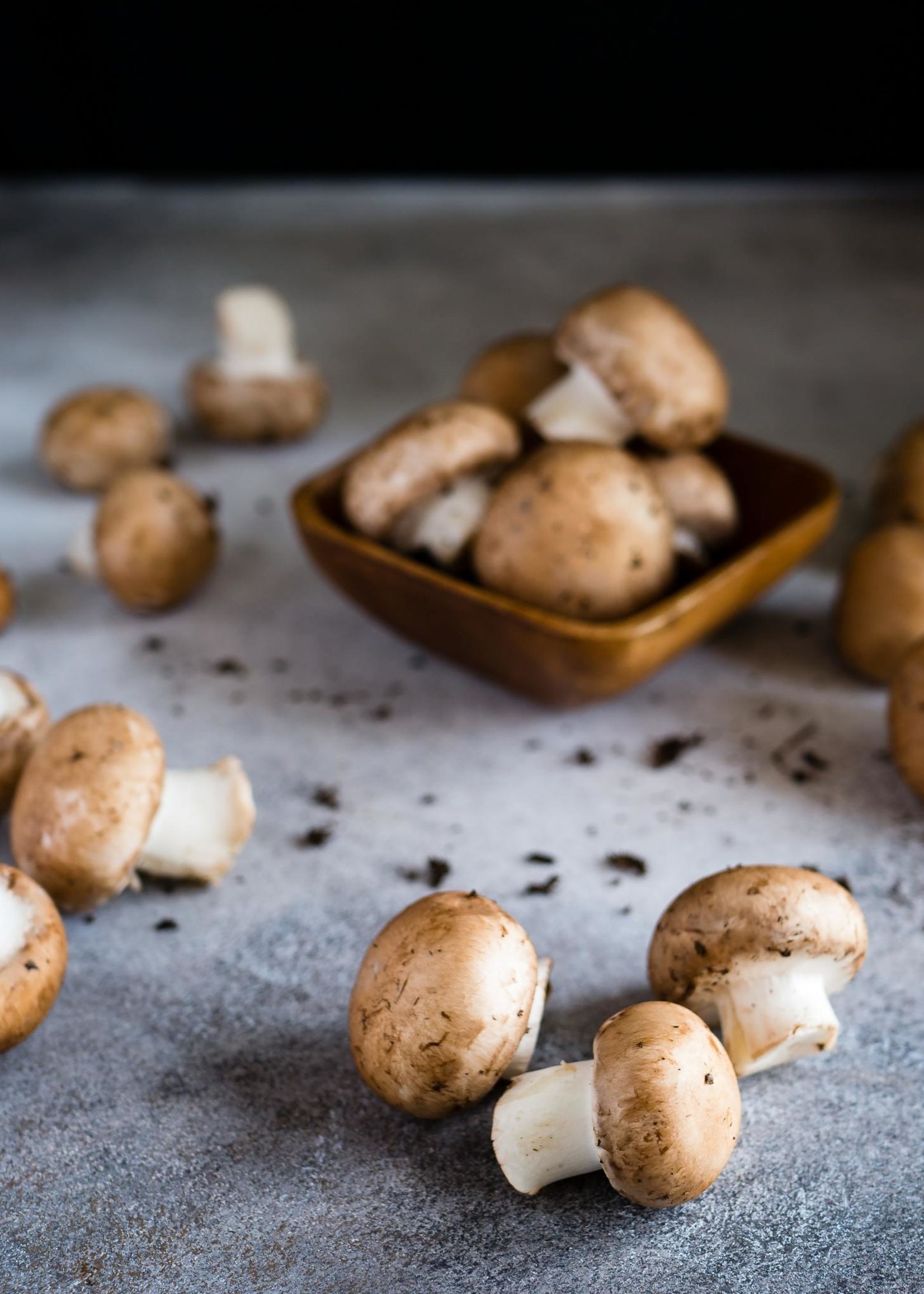 Champignons café ou blancs biologiques - paquet 500g