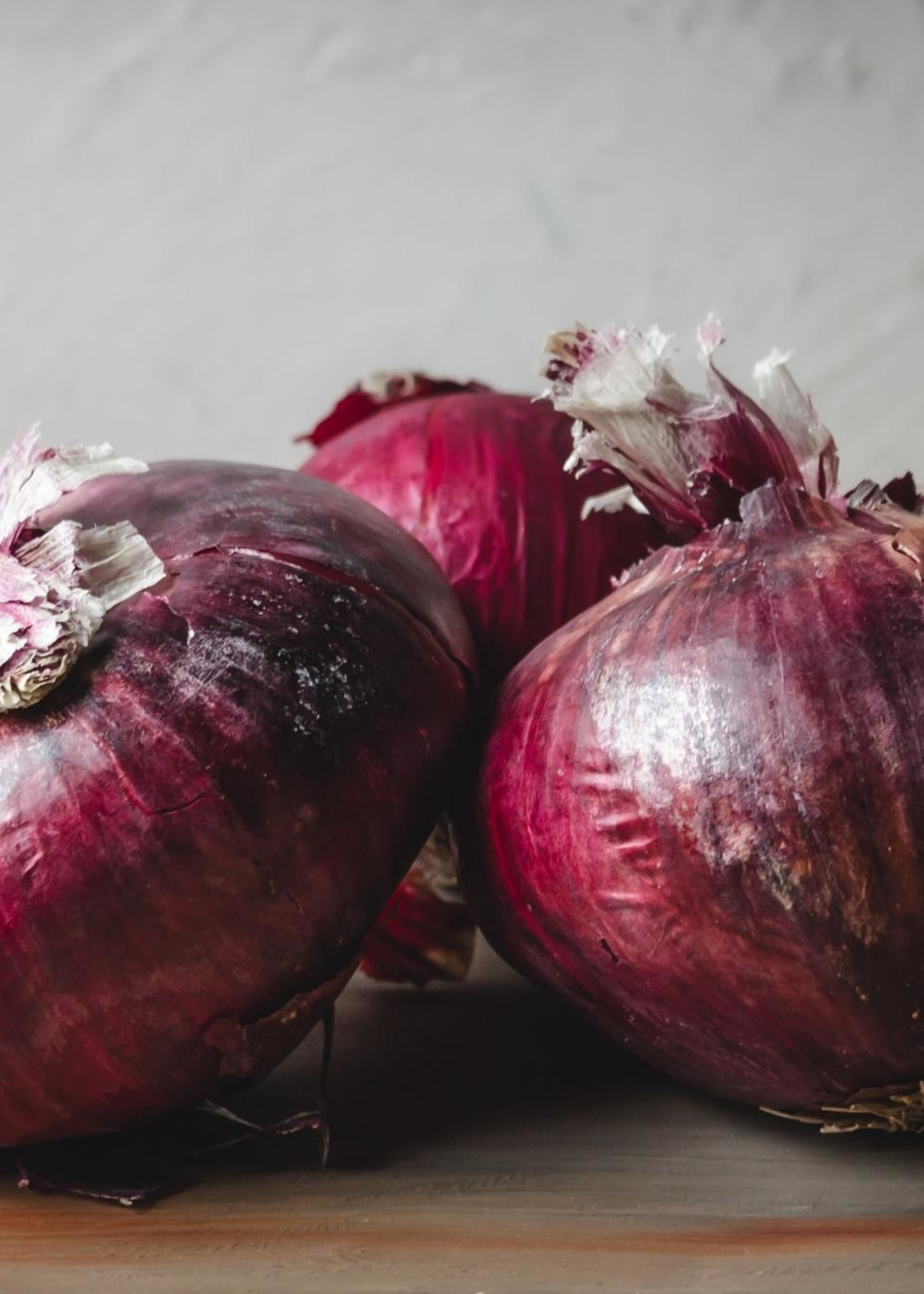 Oignons rouges biologiques du Québec - kilo