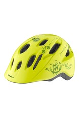 GNT Holler Youth Helmet OSFM Matte Lime (w/ Bug Net)