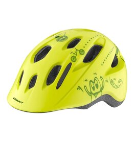 GNT Holler Youth Helmet OSFM Matte Lime (w/ Bug Net)