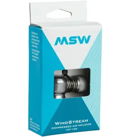 MSW Windstream Push 100 Inflator Head Silver