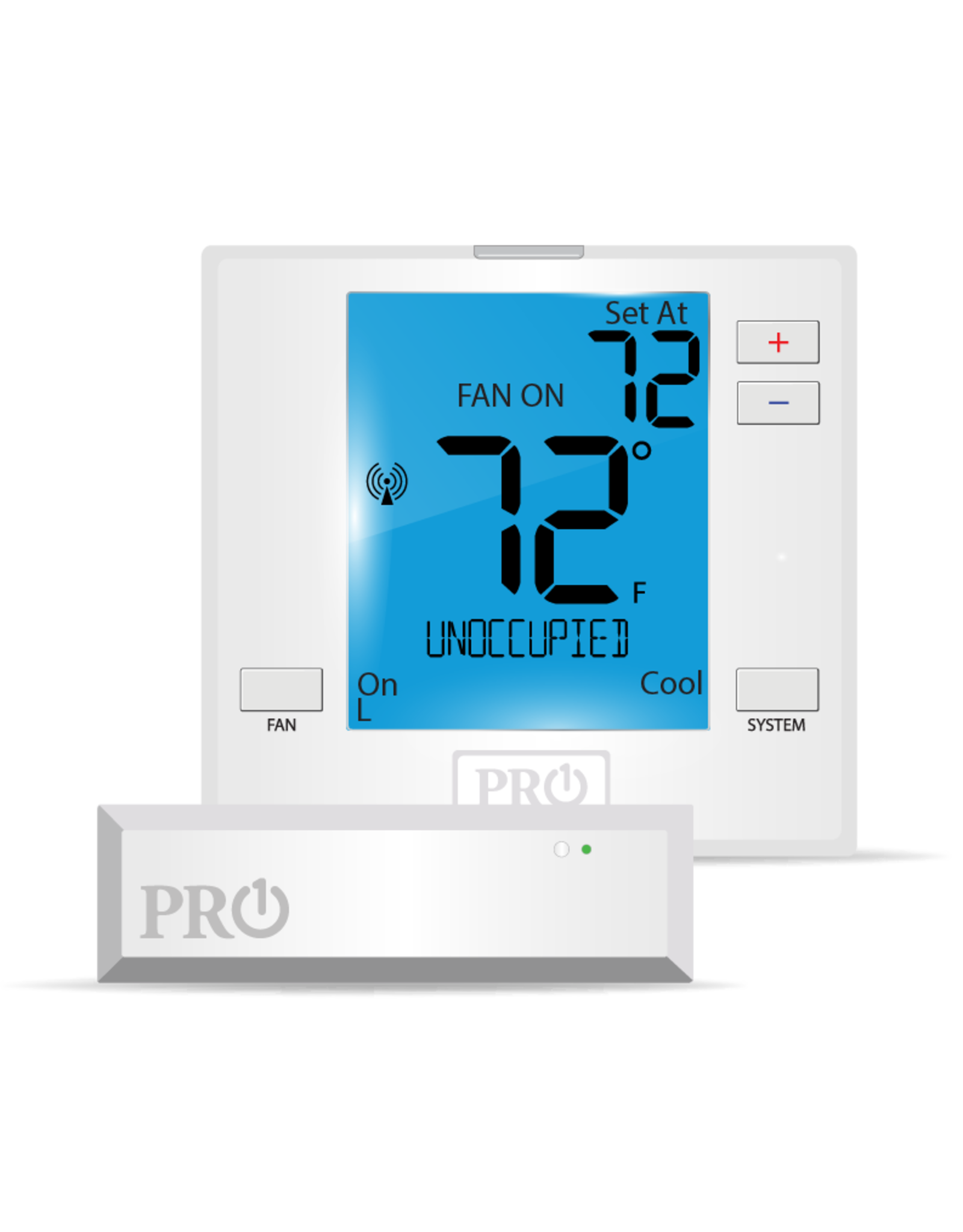 Pro1 T731W Wireless PTAC Non-programmable T-stat, Heat-Pump or Conventional