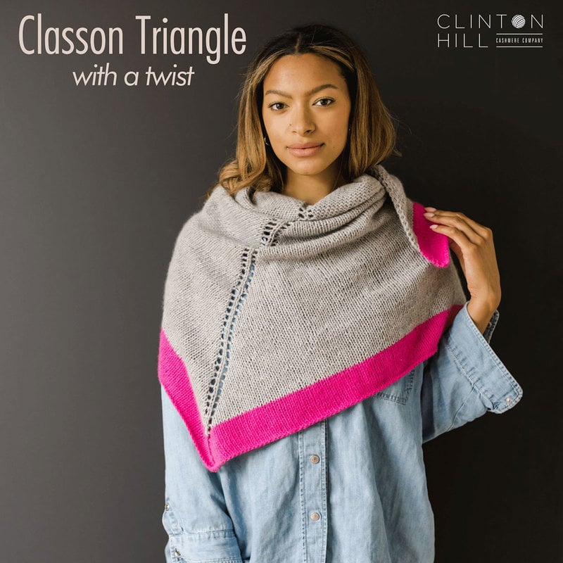 CLINTON HILL CLINTON HILL CASHMERE Classon Triangle with a Twist