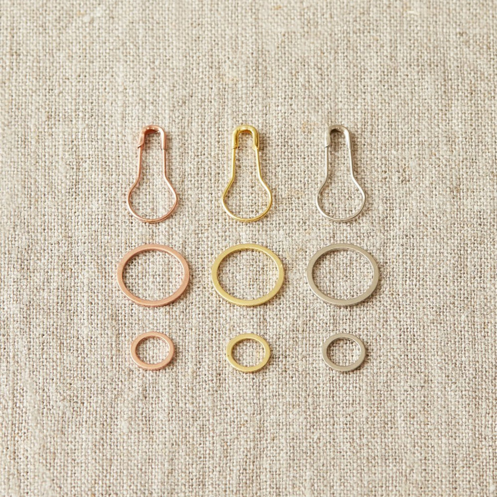 Cocoknits - Precious Metal Stitch Markers - Magpie Knits