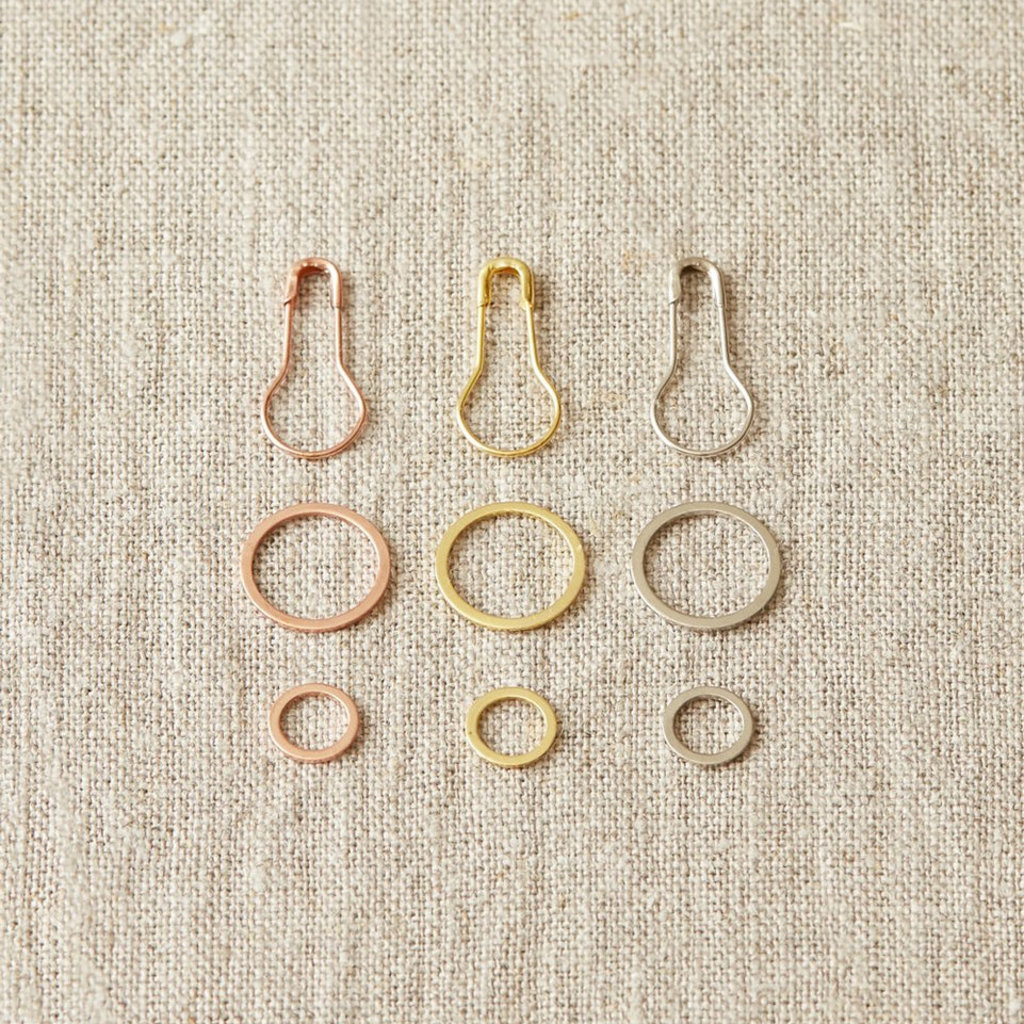 Precious Metal Stitch Markers