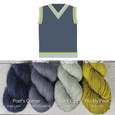 PLUCKY Plucky Knitter - Charlevoix Vest Kit PRE-ORDER